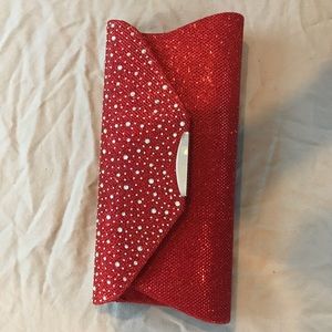Red Sparkling Clutch